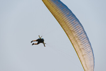 Paraglider Pilot Flying - 467016936
