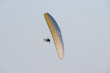 Paraglider Pilot Flying - 467016949
