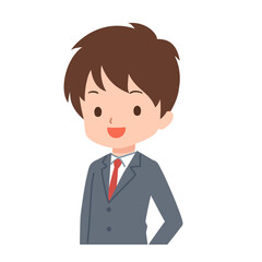 色々なポーズのビジネスマンのイラスト