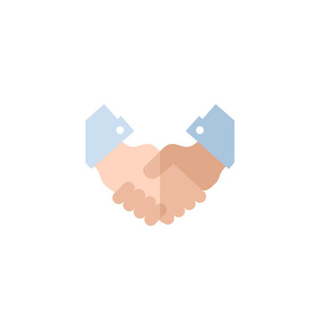 avoid contact with infected and sick people single flat icon isolated on white. outline symbol Prevention contact infection Coronavirus Covid 19 banner. Stop virus spread flat design element