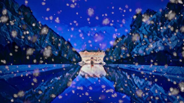 Schlo&szlig; im Schnee 