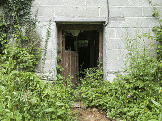 Old, derelict building in Wales