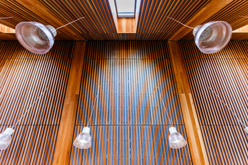 japanese ceiling wood slats