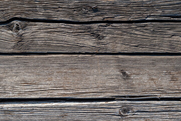 Fototapeta premium Old, gray, cracked wood 