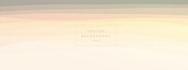 abstract waves fluid shape levels background delicate pastel color gradient. Trendy template for flyer poster business card landing page website. vector illustration eps 10
