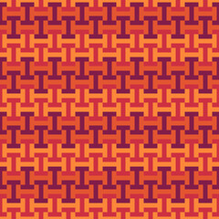 Seamless pattern. Ethnic backdrop. Mosaic tiles. Folk wallpaper. Tribal ornament. Geometric image. Ethnical motif. Sayagata vector. Surface texture. Textile print. Abstract background