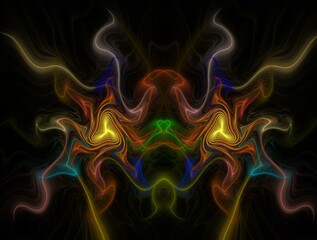 Imaginatory fractal abstract background Image