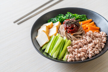 Korean spicy cold noodles