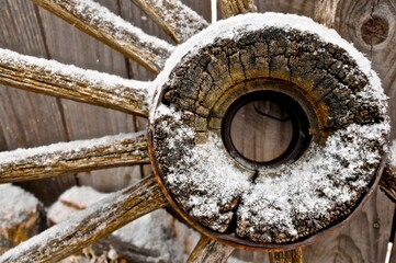 Barn Wheel in Denver, Colorado