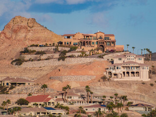 Fototapeta premium Afternoon sunny view of some residence