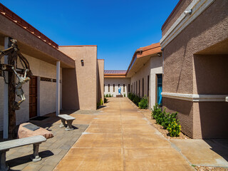 Sunny view of the St Peter the Apostle church