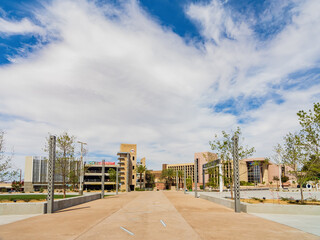 Fototapeta premium Exterior view of the Henderson City Hall