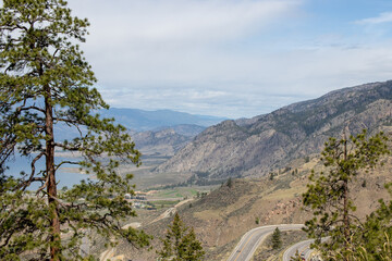 View from Anarchist Mountain in Osoyoos, BC, British Columbia