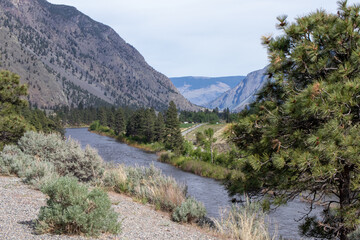 mountain river in the mountains