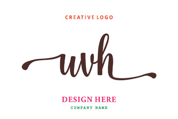 UVH lettering logo is simple, easy to understand and authoritative