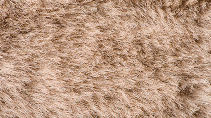 Brown texture faux fur fiber blanket rug