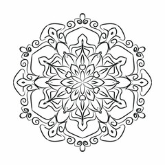 decorative concept abstract mandala illustration