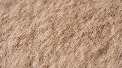 Brown texture faux fur fiber blanket rug