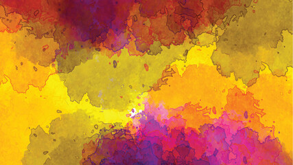 Abstract watercolor background. Water paint on paper. Acrylic wet effect. Digital sketch on colorful wall mix. 2d illustration. Texture backdrop painting matrix unique form. Creative natural chaos str