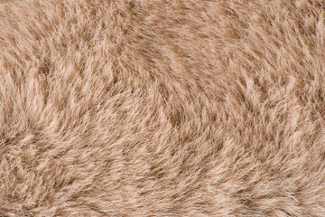 Brown texture faux fur fiber blanket rug