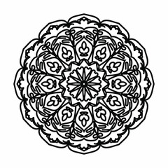 decorative concept abstract mandala illustration