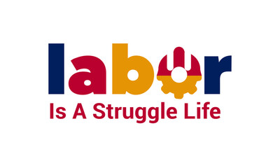 Happy Labor Day t-shirt design. Happy Labor Day Design and Quote tee - typography t-shirt Design