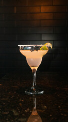 mojito drink dark wall