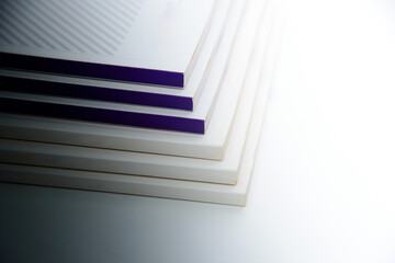 book stake on white background