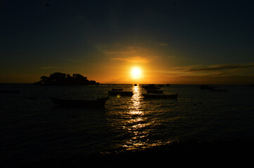 Obraz premium Praia de Sepetiba barcos de pescadores!