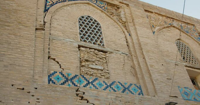 Bukhara city, Uzbekistan Kukeldash Madrassa Built in 1568. backwall 1 of 4