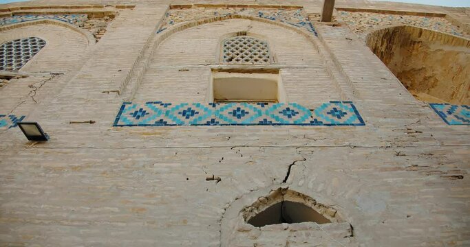 Bukhara city, Uzbekistan Kukeldash Madrassa Built in 1568. Backwall Silk Road decor. 3 of 4