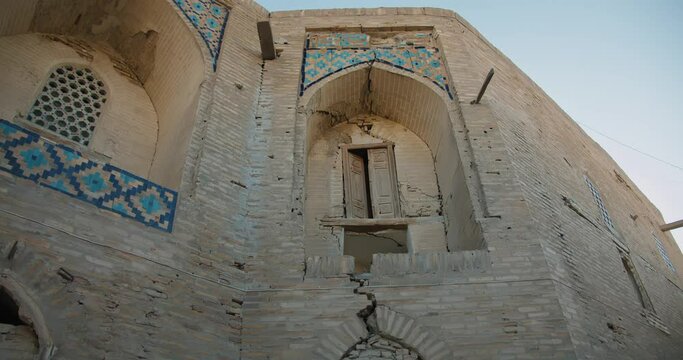 Bukhara city, Uzbekistan Kukeldash Madrassa Built in 1568. Backwall Silk Road decor. 2 of 4