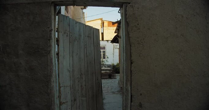Bukhara city, Uzbekistan mahalla inside of old house Silk Road decor. 2 of 4