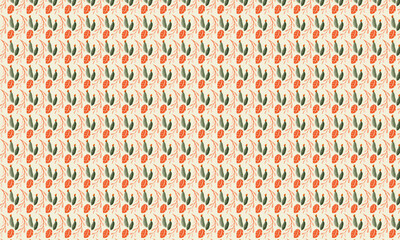 cactus and leaf texture pattern background illustration.