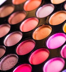 Artist palette isolated on white