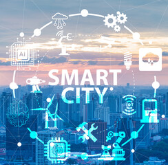 Concept of smart city and internet of things