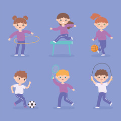 kids playing sports