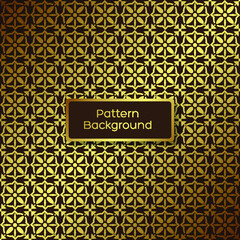 Golden pattern background Premium Vector