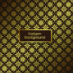 Golden pattern background Premium Vector