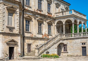 Fototapeta na wymiar Pidhirtsi Castle in Lviv region of Ukraine