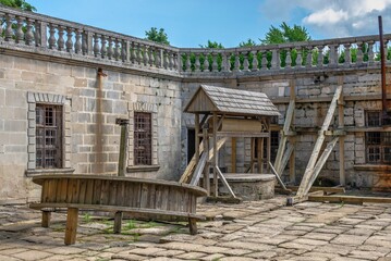 Fototapeta na wymiar Pidhirtsi Castle in Lviv region of Ukraine