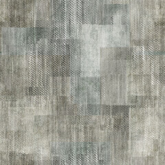 Wall stencil seamless texture on plaster background, grunge stripes pattern, 3d illustration - 467071962