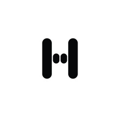 Initial Letter H Logo Design Template