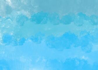 blue watercolor hand painted background.Wallpaper art.