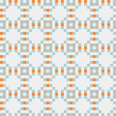 Abstract Cross Pattern generative computational art illustration