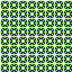 Fototapeta premium Abstract Cross Pattern generative computational art illustration