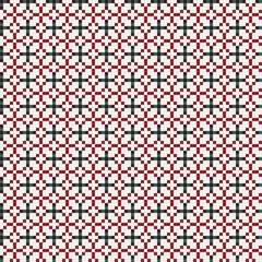 Abstract Cross Pattern generative computational art illustration