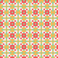 Abstract Cross Pattern generative computational art illustration