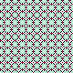 Abstract Cross Pattern generative computational art illustration