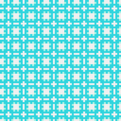 Fototapeta premium Abstract Cross Pattern generative computational art illustration